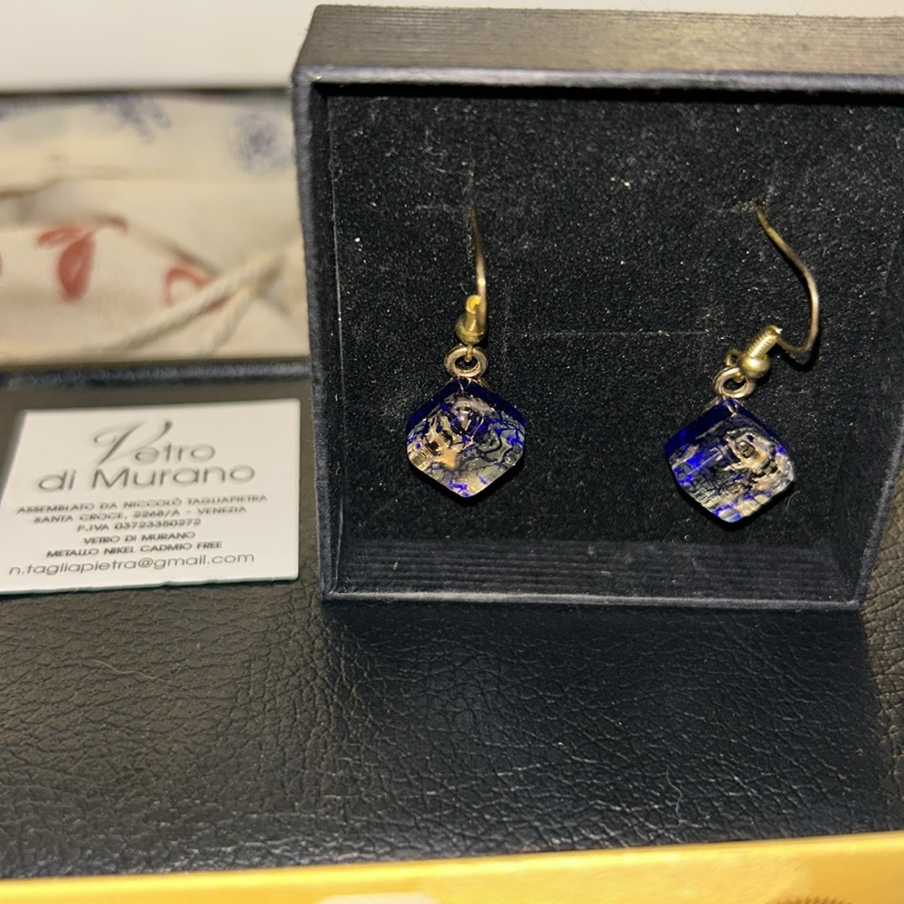 Glass Earrings from Vetro di Murano in Venice